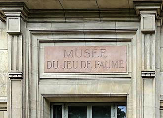 Musee Jeu de Paume inscription