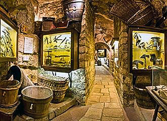 Wine cellars at Musee du Vin
