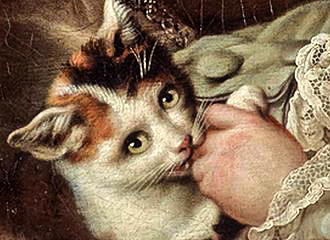 Cat portrait in Edouard Andre collection