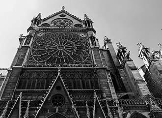 Notre Dame north side Rose window