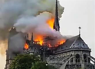 Fire at Notre Dame Cathedral