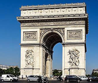 Arc de Triomphe South East facade