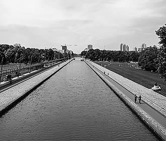 Parc de la Villette and Canal de l'Ourcq