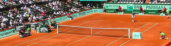 Stade Roland Garros tennis court