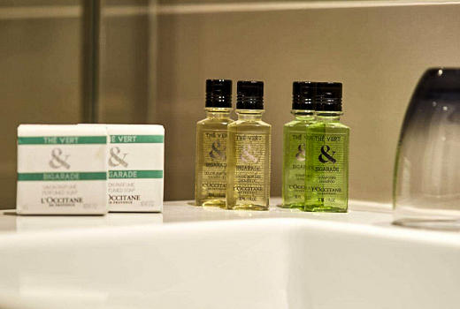 Hotel Auteuil Tour Eiffel complementary toiletries