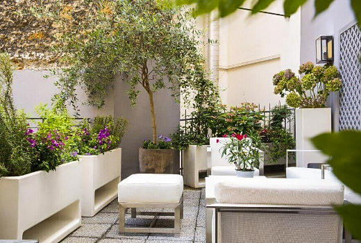 Hotel Baume Paris suite balcony