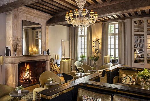 Hotel d'Aubusson lounge area