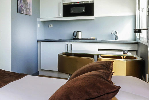 Hotel Ambre kitchenette