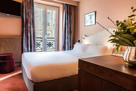 Hotel Belloy Saint-Germain double bedroom