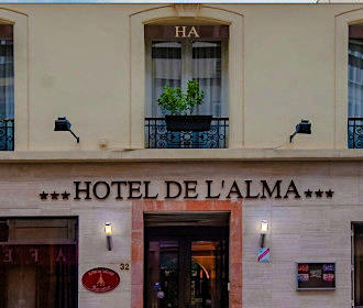 Hotel de l'Alma Paris facade