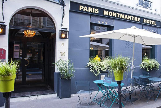 Hotel de Paris Montmartre facade