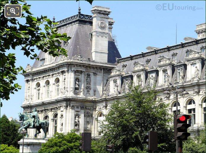 Hotel de Ville, largest City Hall in Europe