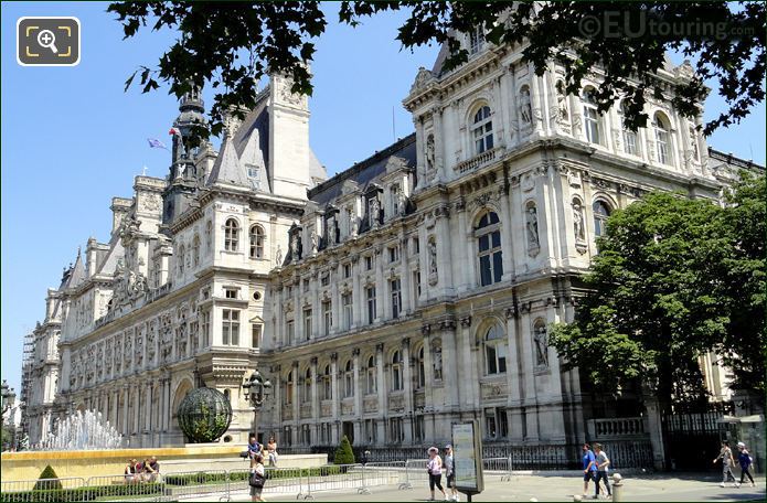 Hotel de Ville from Quai de l'Hotel de Ville