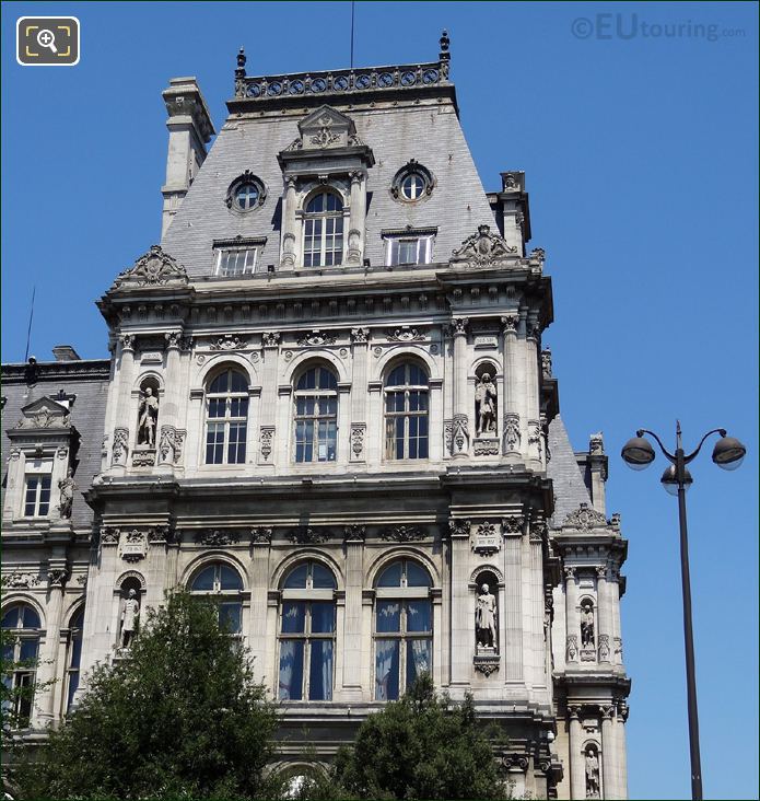 Hotel de Ville Paris over 45 metres high