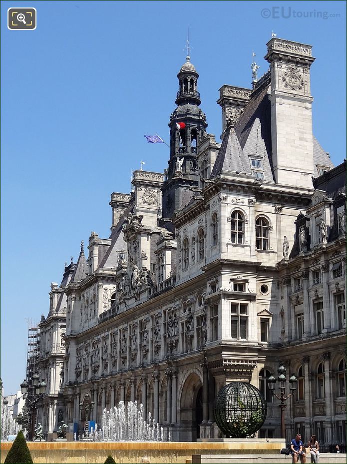 Hotel de Ville front facade west side