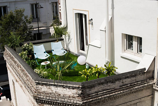 Hotel des Batignolles balcony