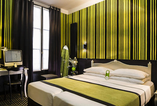 Hotel Design Sorbonne twin room