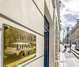 Hotel Diana Paris facade