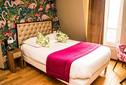 Hotel Excelsior-Batignolles double room flamingos