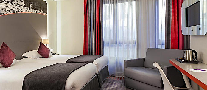 Hotel Inn Design Paris twin room