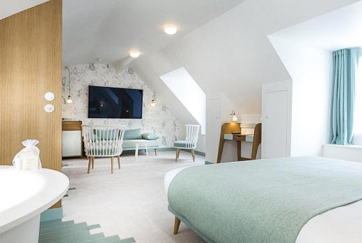 Hotel Le Lapin Blanc suite lounge