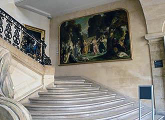 Hotel le Peletier de Saint-Fargeau staircase