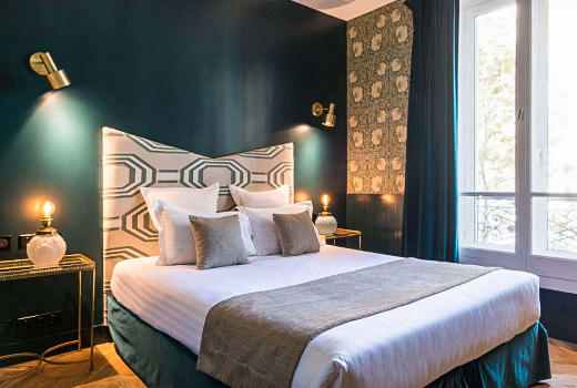 Hotel Maison Malesherbes double bedroom