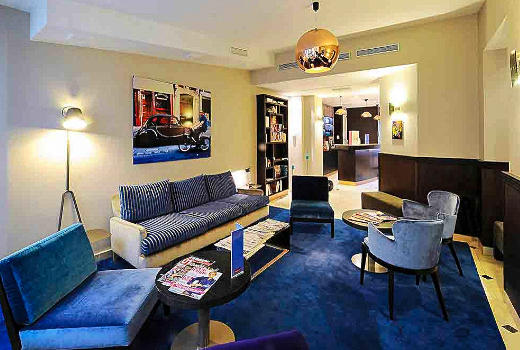 Hotel Mercure Paris La Sorbonne Saint Germain des Pres lounge area