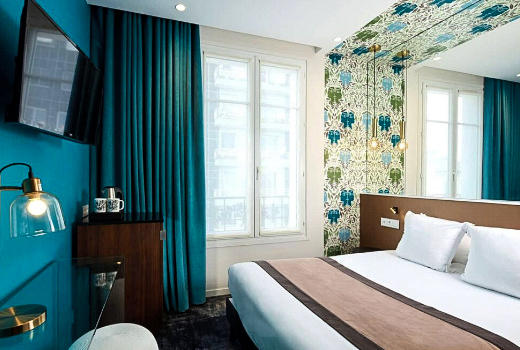 Hotel Montparnasse Daguerre bedroom furniture