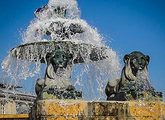 Ile de France fountains