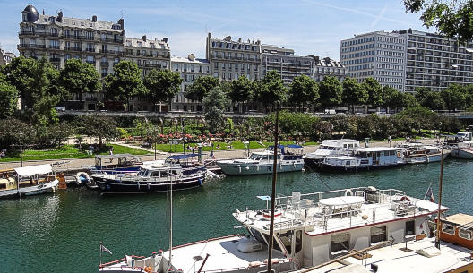 Jardin du Port de l'Arsenal Paris