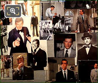 Photos of James Bond actors
