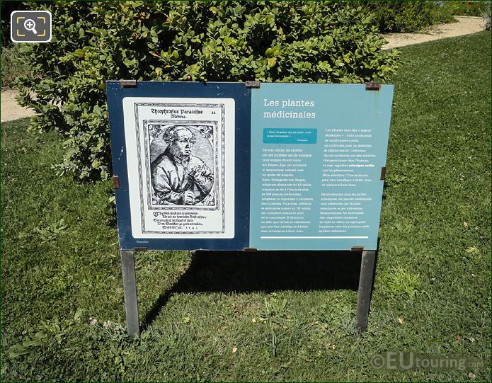 Medicinal plants information Jardin des Plantes