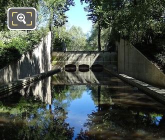 Jardin Yitzhak Rabin water at Rue Joseph Kessel