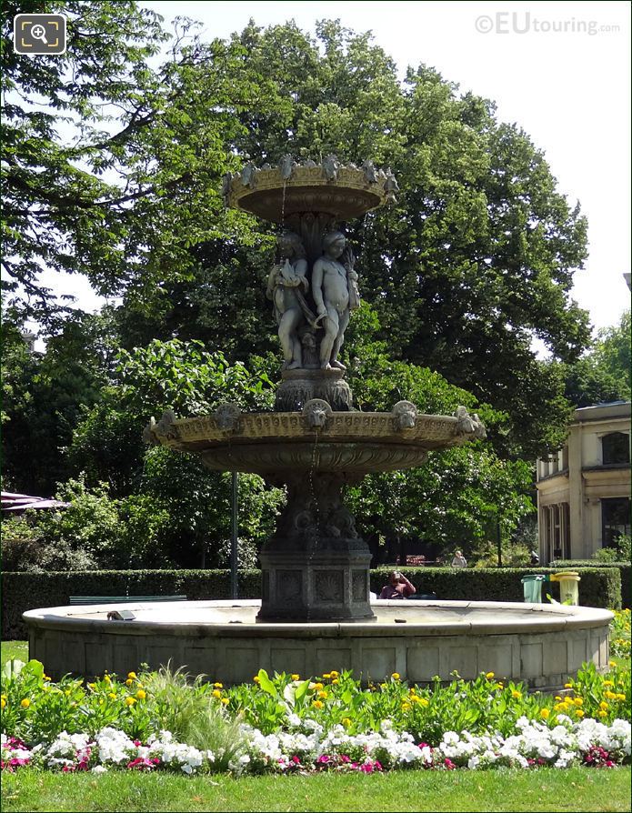 Four Seasons fountain in Jardin des Champs Elysees
