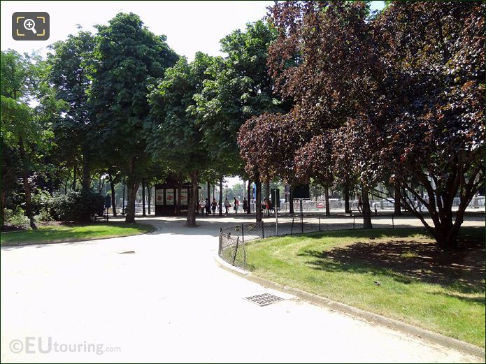 Jardins des Champs Elysees designed by Andre Le Notre, then Jean-Charles Alphand