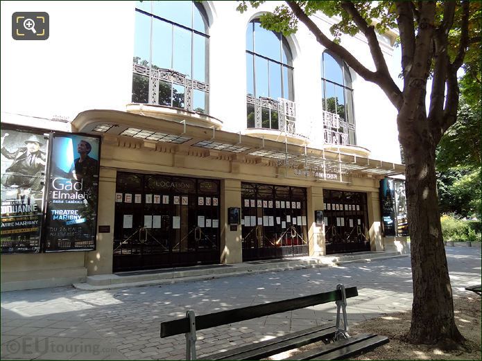 Paris Theatre Marigny entrance