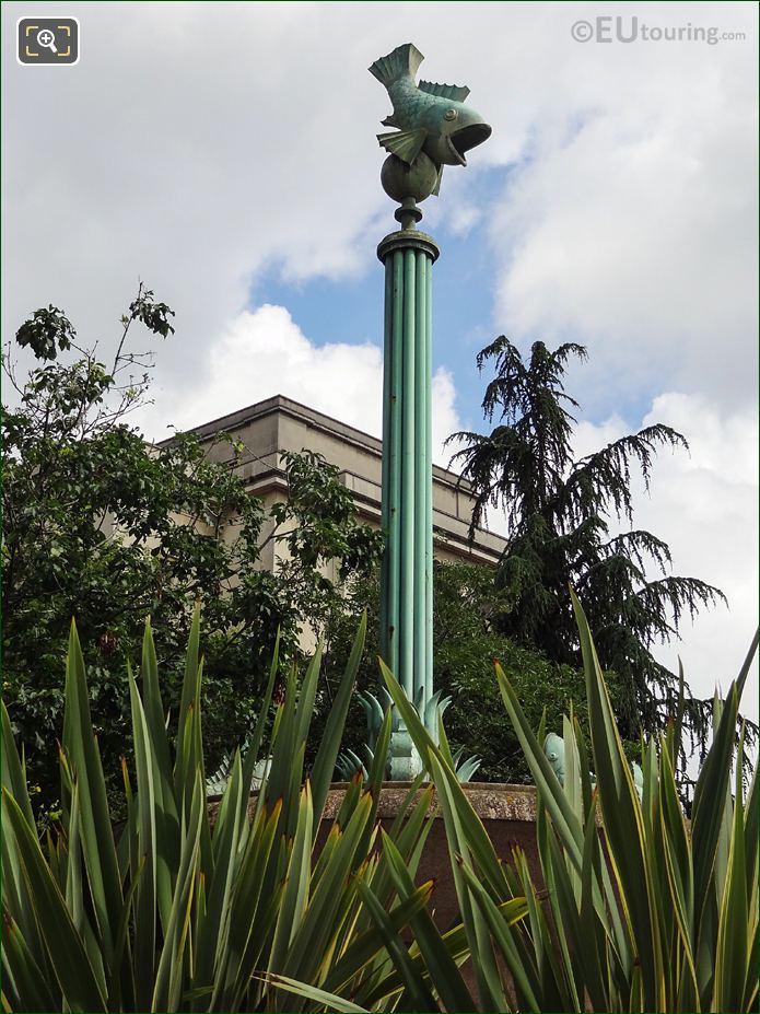 CineAqua fish emblem on its pole