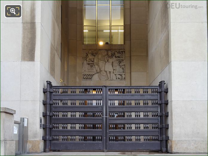 Theatre National de Chaillot entrance bas relief, Jardins du Trocadero