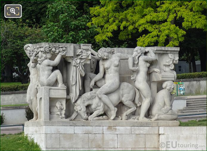 La Joie de Vivre statue in Jardins du Trocadero looking South West