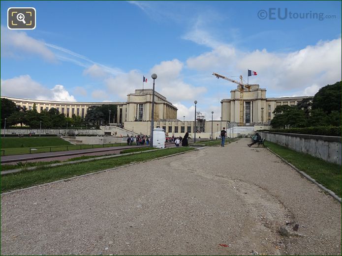 Avenue Hussein 1ER de Jordanie, Jardins du Trocadero, Paris