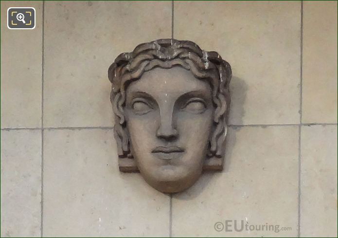 Mascaron sculpture, Palais de Chaillot, Jardins du Trocadero, Paris