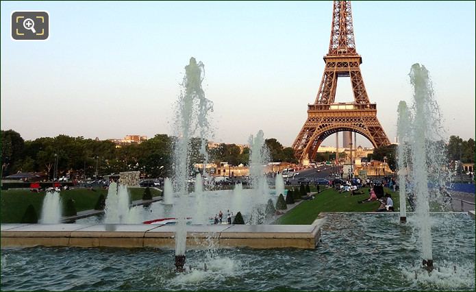 The Jardins du Trocadero