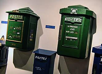Letter boxes at Musee de La Poste