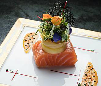 L'Atelier de Joel Robuchon salmon