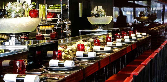 L'Atelier de Joel Robuchon seating