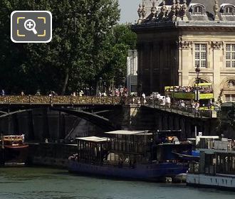 L'OpenTour bus with Pont des Arts