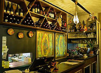 Bar at La Cantine Russe Restaurant