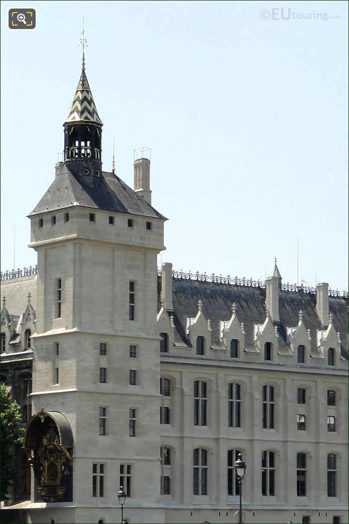 La Conciergerie roof and windows