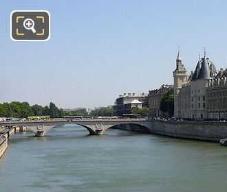 River Seine passing by La Conciergerie